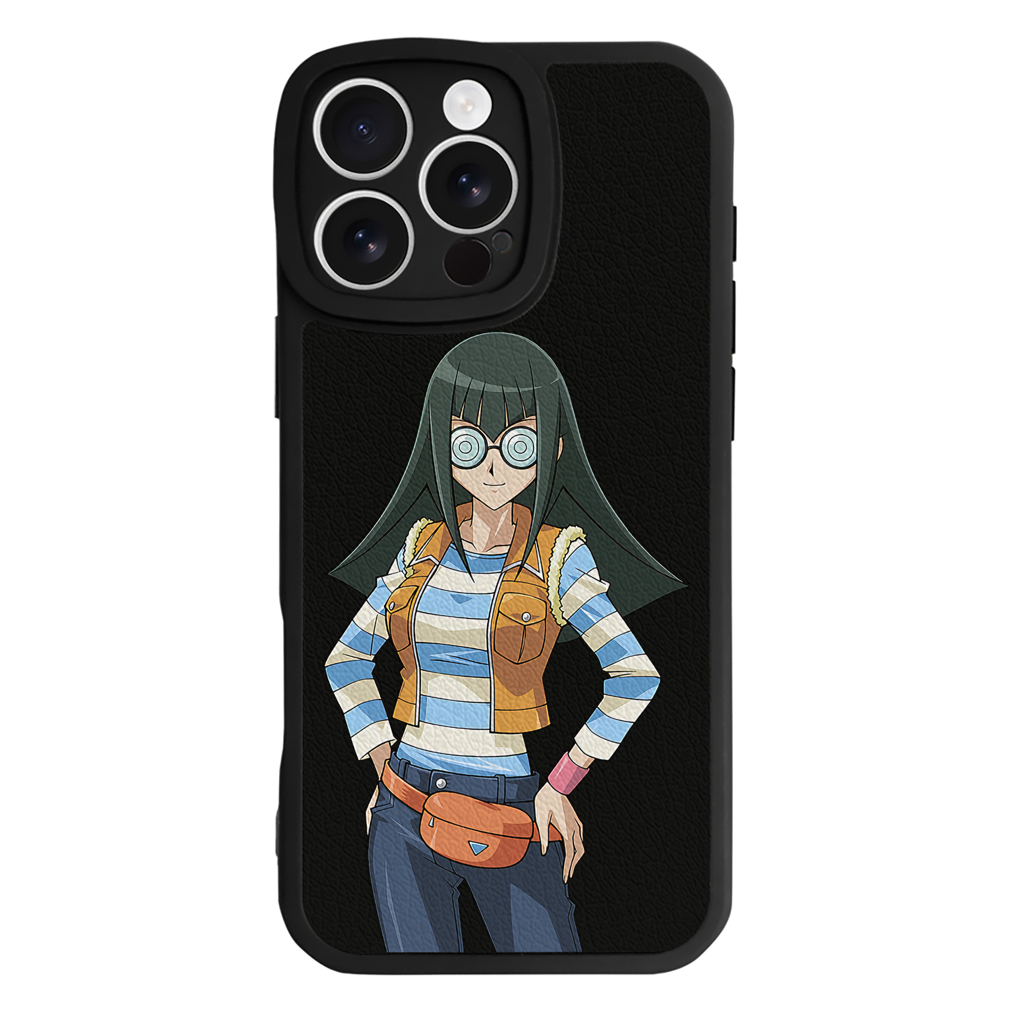 （画像用） 遊☆戯☆王 Yu-Gi-Oh! 【iPhone 16シリーズ対応】シリコンスマホケース（レザー調） 材質：シリコン